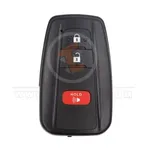 toyota smart key remote shell 2+1 buttons with matt painted aftermarket front 34980