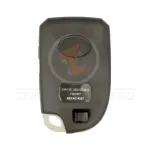 toyota yaris 2012 2018 smart key remote shell 2 buttons back