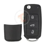 volkswagen passat b5 polo golf 4 touran bora toureg 2002 2005 3+1 buttons flip key remote aftermarket 22954 detail