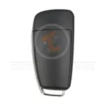 audi 2004 2009 flip key remote shell 3 buttons aftermarket back