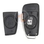 audi 2004 2009 flip key remote shell 3 buttons aftermarket details