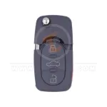 audi flip key remote shell 4 buttons front 1
