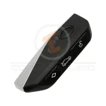 bmw cas4 fem modified remote key shell 4 buttons black matte side