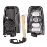bmw cas4 remote shell 4 buttons blue panic button cover