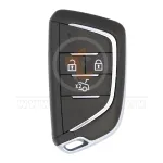 chevrolet modified flip remote key shell 3 buttons aftermarket front1