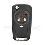 chevrolet cruze 2010 2016 flip remote shell 3 buttons aftermarket front