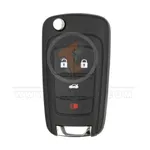 chevrolet cruze 2010 2016 flip remote shell 4 buttons aftermarket front 26151