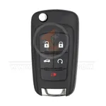chevrolet cruze 2010 2017 flip remote shell 5 buttons aftermarket front 22981