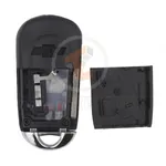chevrolet modified flip key remote shell 4 buttons aftermarket component 34846