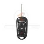 chevrolet modified flip key remote shell 4 buttons aftermarket key 34846