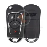 chevrolet modified flip key remote shell 4 buttons aftermarket main 34846