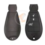 chrysler jeep dodge fobik remote key shell 3 buttons trunk