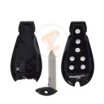 chrysler jeep dodge fobik remote key shell 7 buttons cover