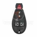 chrysler dodge jeep 2007 2014 fobik remote key shell 6 buttons sliding door front 33386