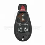 chrysler dodge jeep 2007 2014 fobik remote key shell 7 buttons front 33387