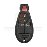 chrysler dodge jeep 2010 2015 fobik remote key shell 5 buttons aftermarket front