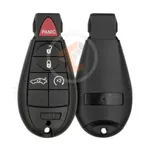 chrysler dodge jeep 2010 2015 fobik remote key shell 5 buttons aftermarket main
