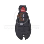chrysler dodge jeep 2017 2020 fobik remote key shell 4 buttons aftermarket front