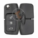 ford focus curve 2010 2014 flip remote shell hu101 blade 3 buttons main 33225