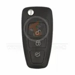 Ford Focus Fiesta Flip Key Remote Shell 3 buttons Aftermarket front 34317