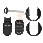 mini cooper smart proximity remote key shell 4 buttons 1 cover