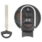 mini cooper smart proximity remote key shell 4 buttons front with blade