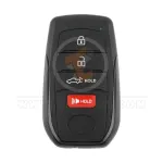 toyota land cruiser 2022 smart key remote shell 4 buttons front