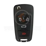 keydiy chevrolet type b18 flip key remote 4 buttons front 32430
