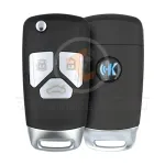 keydiy kd flip key remote 3 buttons universal pcf audi type nb27 3 main