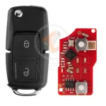 xhorse xkb528en b5 2nd generation wired remote 2 buttons with board
