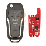 xhorse xkfo21en universal wired remote key 4 buttons with board