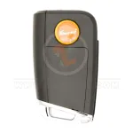xhorse xkmqb5en 2ndgeneration wire remote key mqb flip 3 buttons back