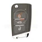 xhorse xkmqb5en 2ndgeneration wire remote key mqb flip 3 buttons front