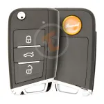 xhorse xkmqb5en 2ndgeneration wire remote key mqb flip 3 buttons main