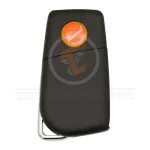 xhorse flip remote key 2 buttons type xkto21en back