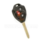 xhorse wired head key remote 3 buttons toyota type xkto24en side 1
