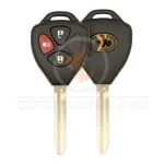 xhorse wired head key remote 3 buttons toyota type xkto24en