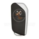 original flip remote key 3 buttons 433mhz baic senova x55 back