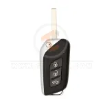 original flip remote key 3 buttons 433mhz baic senova x55 blade