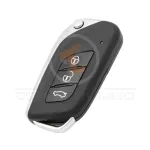 original flip remote key 3 buttons 433mhz baic senova x55 side