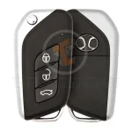 original flip remote key 3 buttons 433mhz baic senova x55