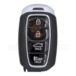 genuine hyundai grandeur smart remote key 4 buttons 95440 g80004x front1