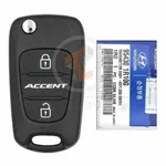 hyundai Accent 2010 2011 2012 2013 flip remote key oem with part number