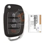 hyundai Santa Fe 2015 2016 2017 2018 2019 flip remote key oem with part number