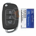 hyundai Santa Fe 2014 2015 2016 2017 2018 flip remote key oem with part number