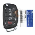 hyundai Santa Fe 2013 2014 2015 2016 flip remote key oem with part number