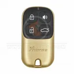 xhorse key remote 4 buttons without chip front