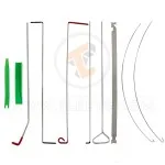 hul professional automotive car door opening tool kit 32453 4