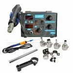 saike 952d 2 in 1 220v soldering station 700W hot air solder 34115 set