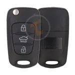 hyundai 2008 2014 flip key remote shel 3buttons with sedan trunk left blade hyn14 aftermarket 34866 2